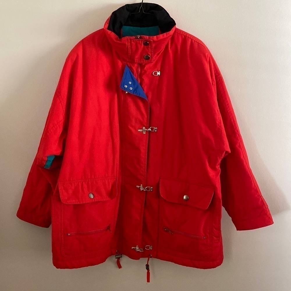 Vintage 90’s London fog red coat